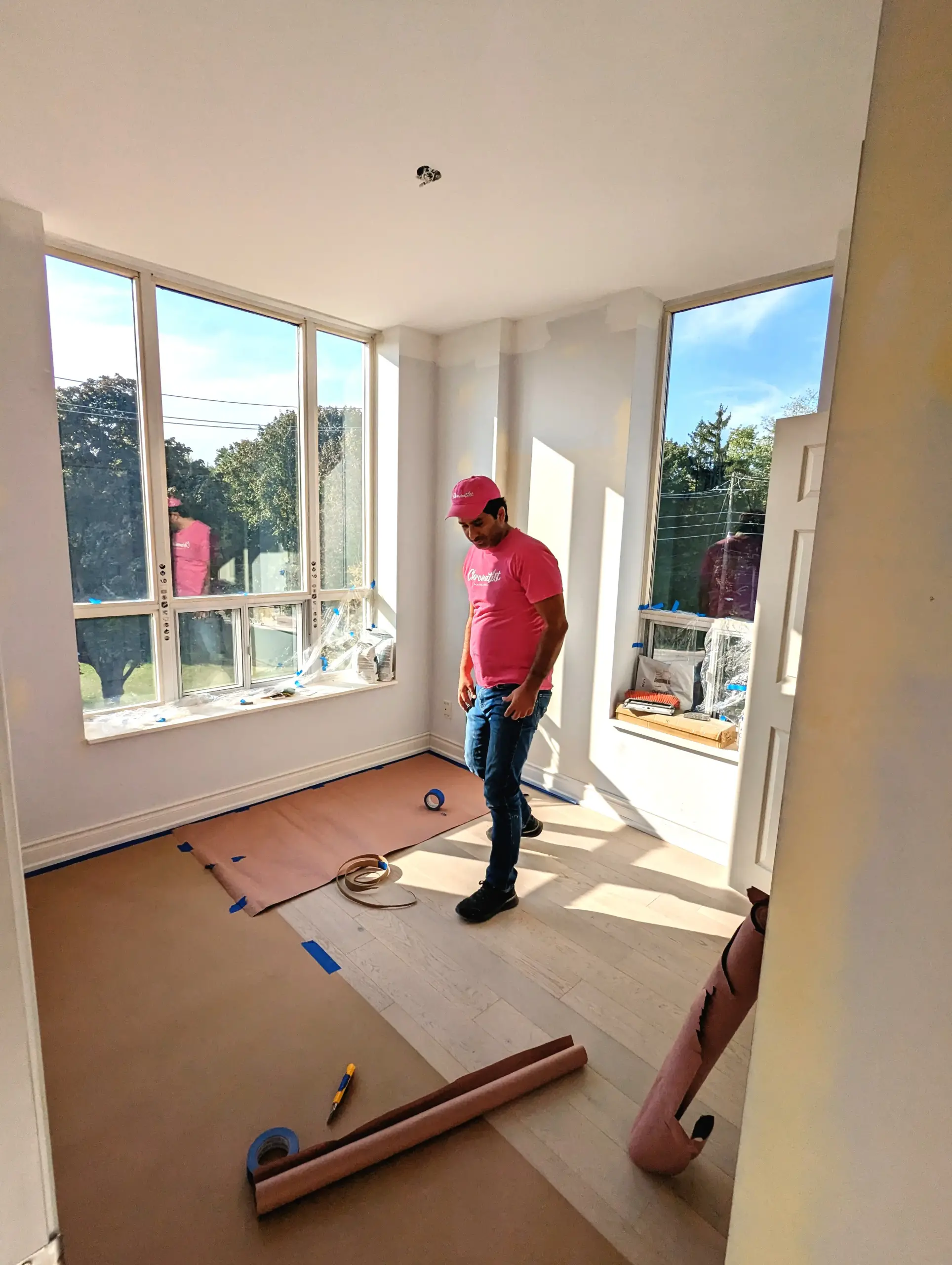Chromatist condo painters giving a fresh look to a Foresthill apartment with full apartment painting services and new blinds installation. Getting this two bedroom and 2 bath ready for the new owners.