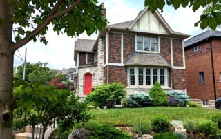 After photo of painting and carpentary of an exterior of a house in Benninton heights, The beaches, Toronto.