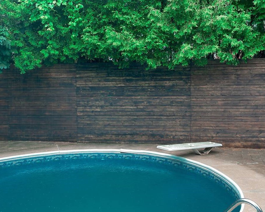 After photo of a fence in Markham with Cutek wood protection applied, showing the rich Black Ash color and enhanced natural grain of the wood.