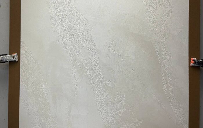 soft pearl finish in venetian plaster for fireplace wall sample