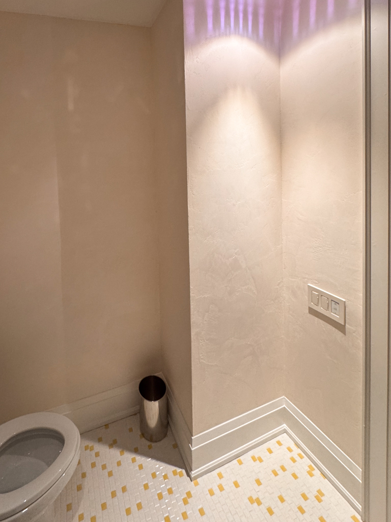 tadelakt-plaster-bathroom-walls-bloor-toronto-condo-1 Moroccon Tadelakt Plaster bathroom installation, Toronto. Cost to Tadelakt Bathroom starting $3400.